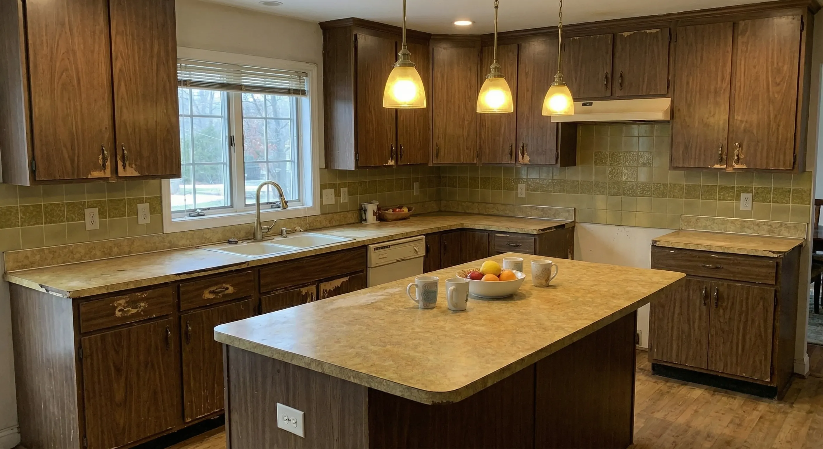 Countertops before