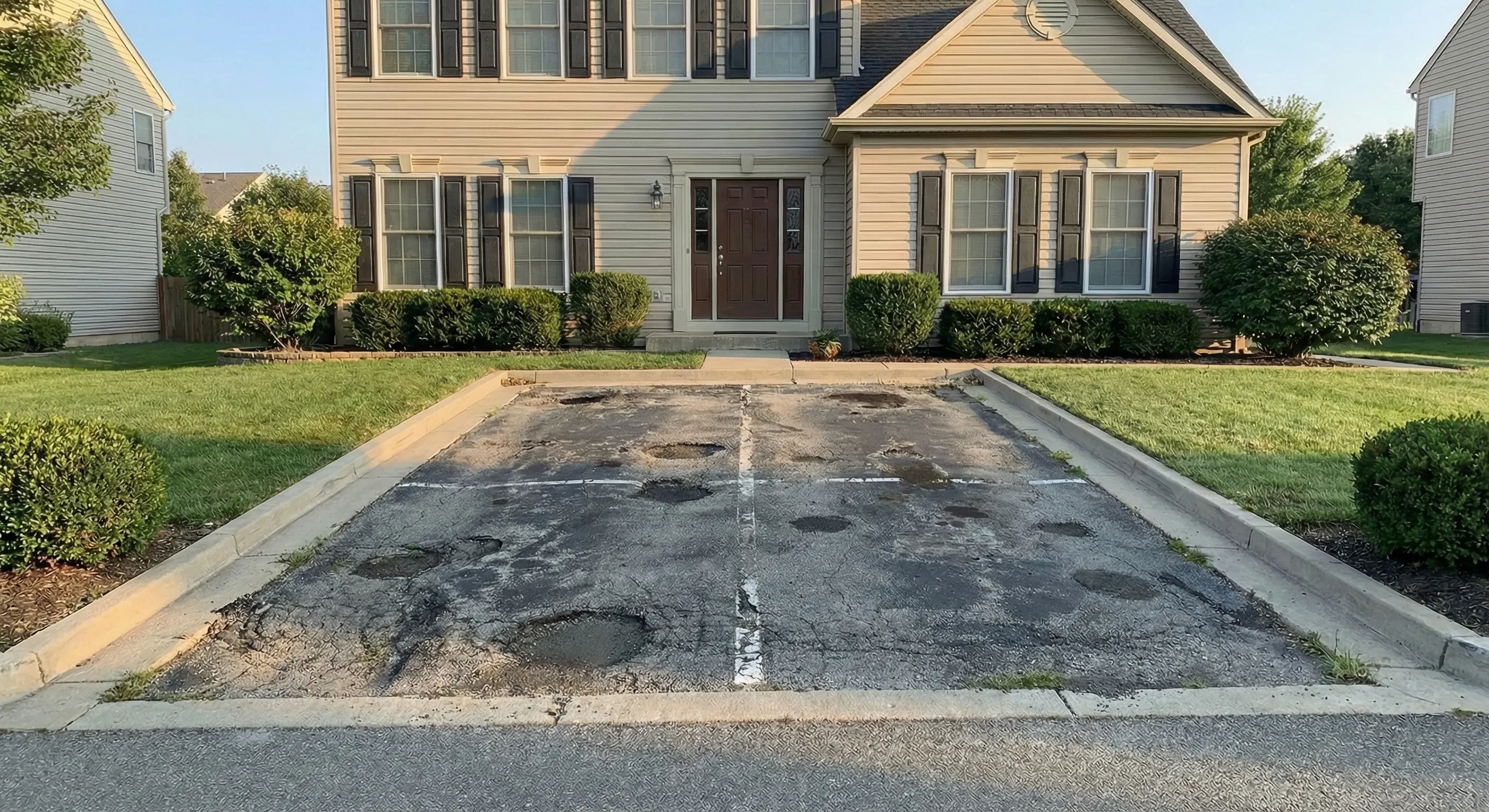 Driveway & Parking before